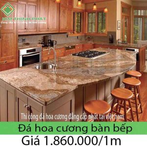 Bếp đá hoa cương
