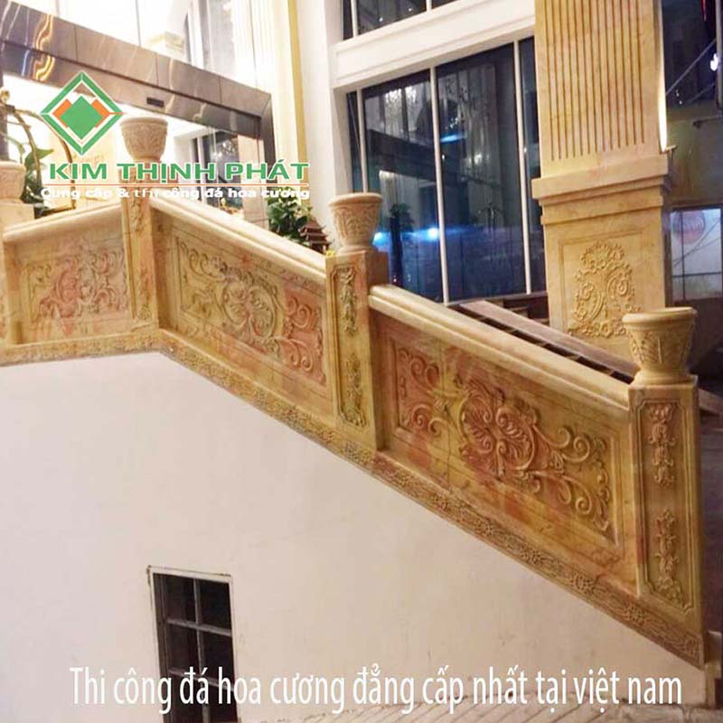 lan can đá hoa cương non nước