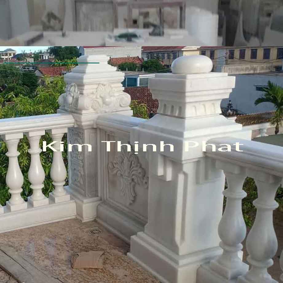 lan can đá hoa cương non nước