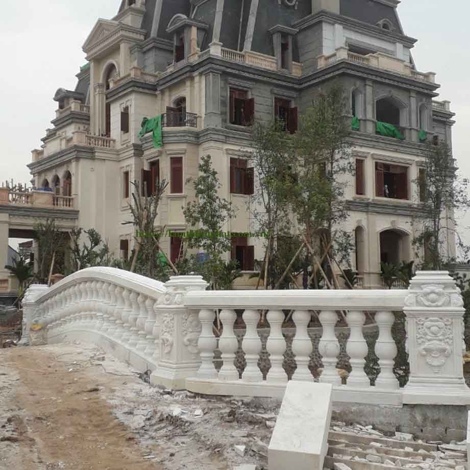lan can đá hoa cương non nước