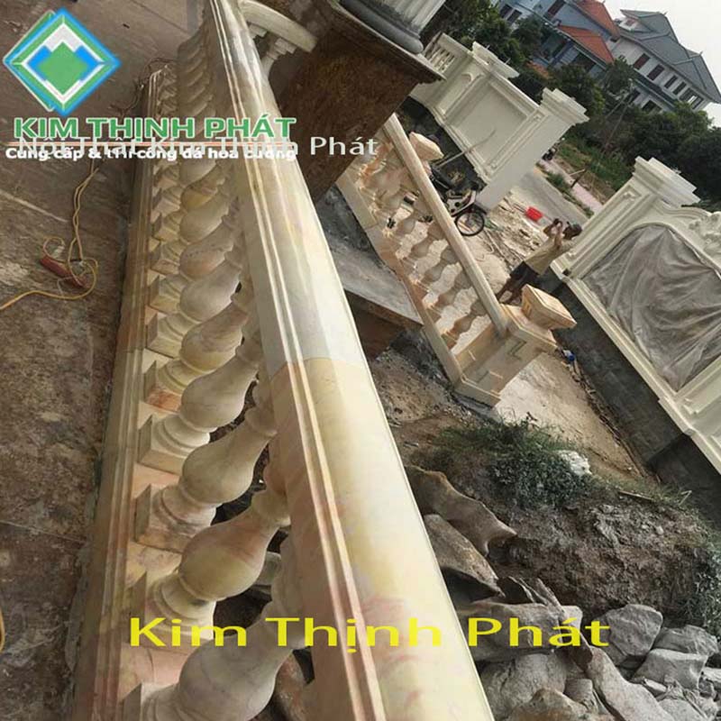lan can đá hoa cương non nước