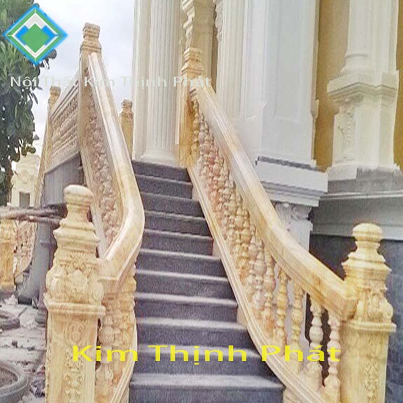 lan can đá hoa cương non nước