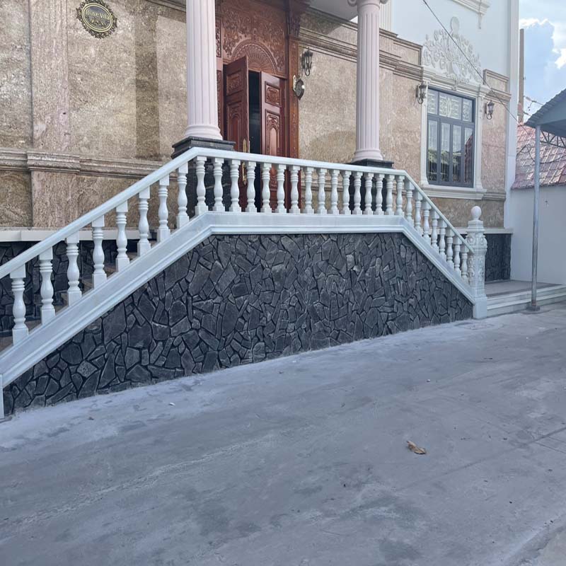 lan can đá hoa cương non nước