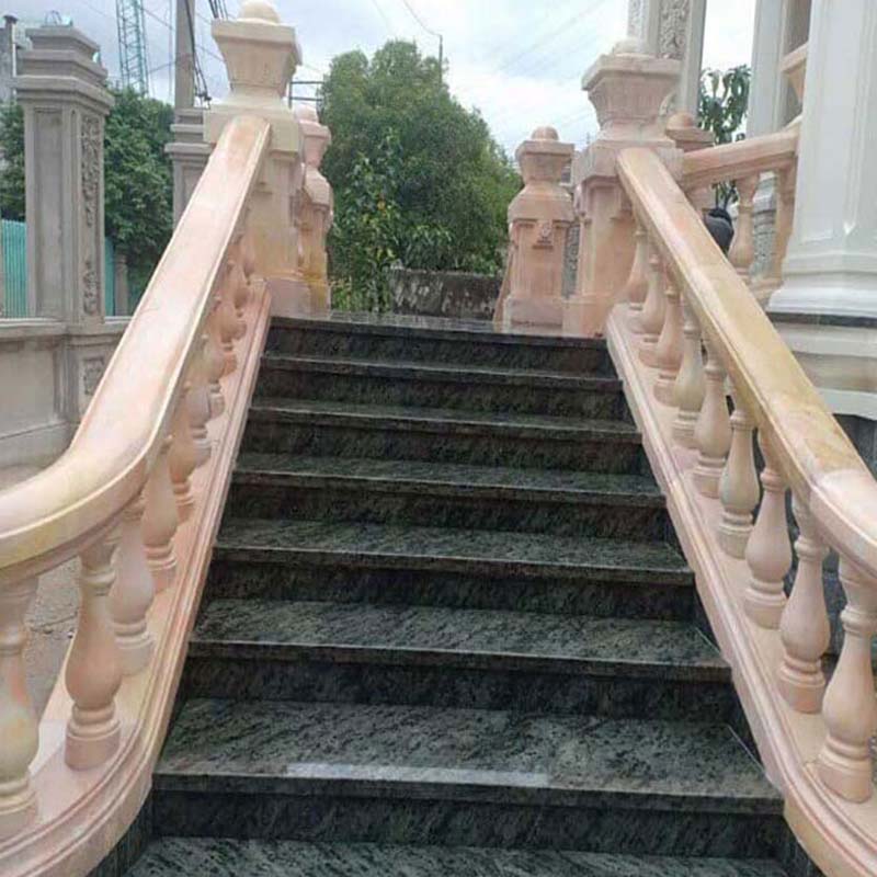 lan can đá hoa cương non nước