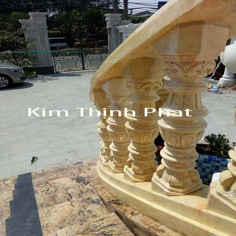 lan can đá hoa cương non nước