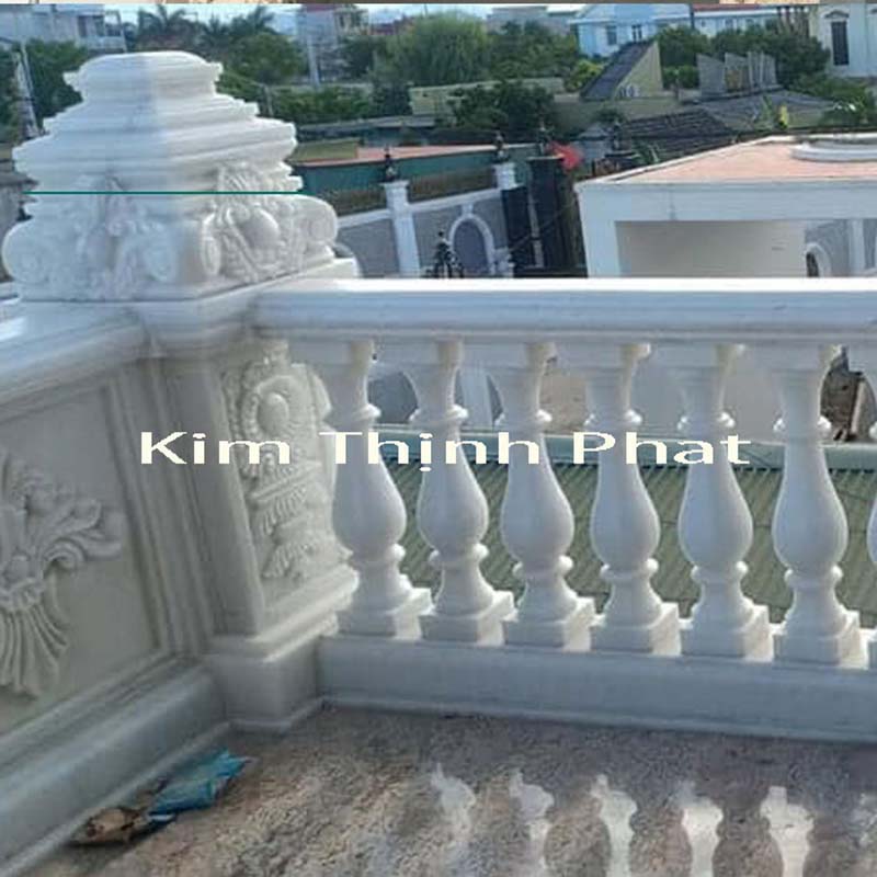 lan can đá hoa cương non nước