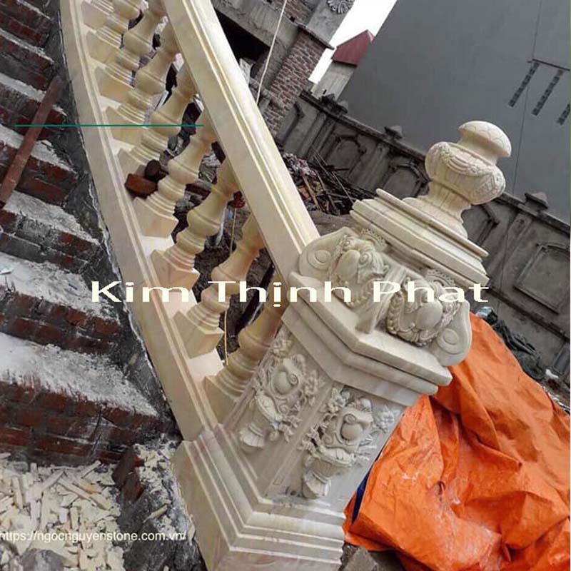 lan can đá hoa cương non nước