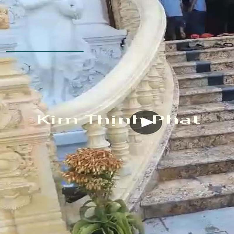 lan can đá hoa cương non nước