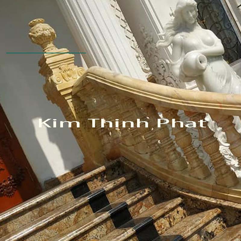lan can đá hoa cương non nước