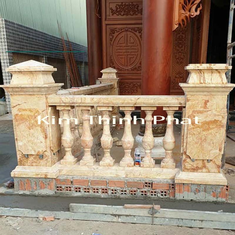 lan can đá hoa cương non nước