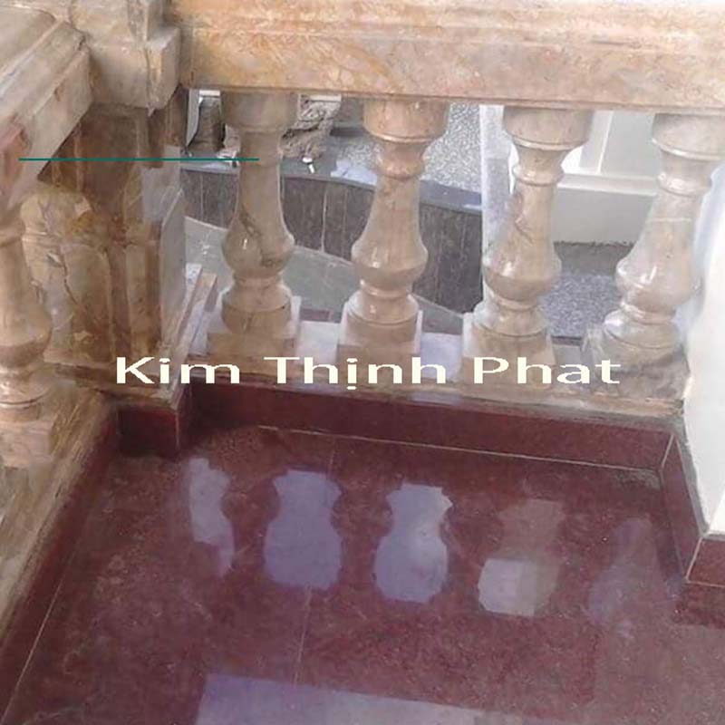 lan can đá hoa cương non nước