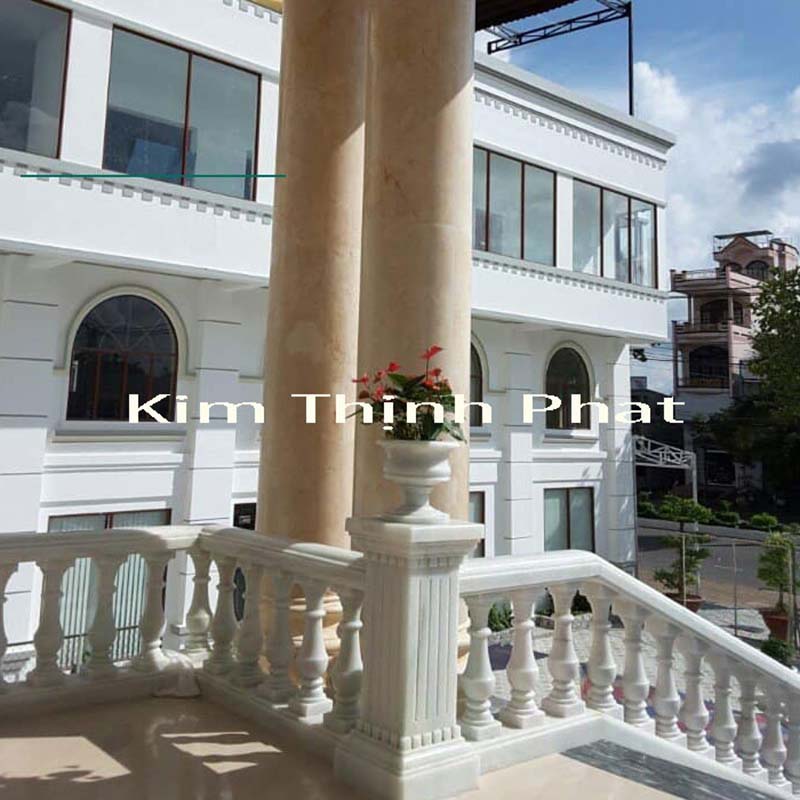 lan can đá hoa cương non nước