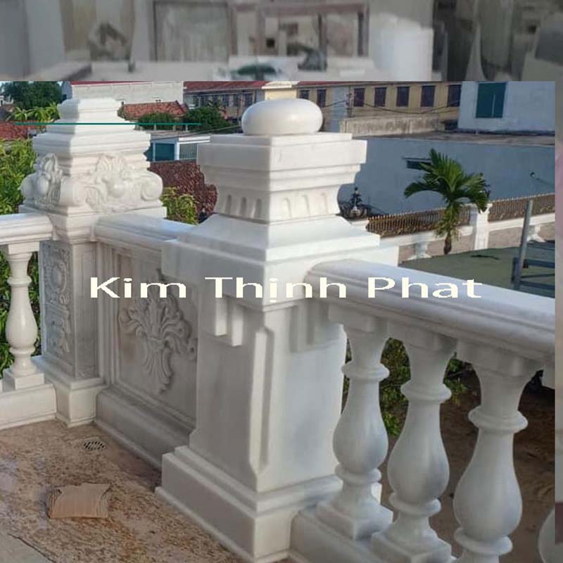 lan can đá hoa cương non nước