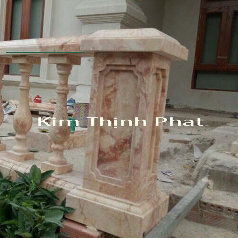lan can đá hoa cương non nước