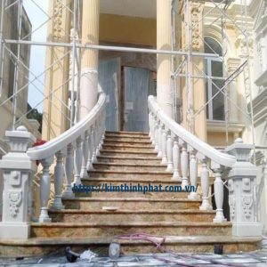 lan can đá hoa cương non nước