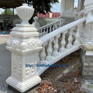 lan can đá hoa cương non nước