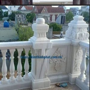 lan can đá hoa cương non nước