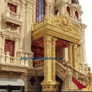 lan can đá hoa cương non nước