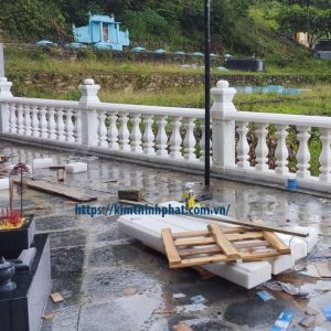 lan can đá hoa cương non nước
