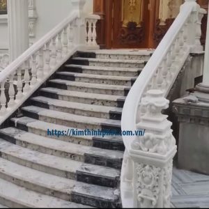lan can đá hoa cương non nước