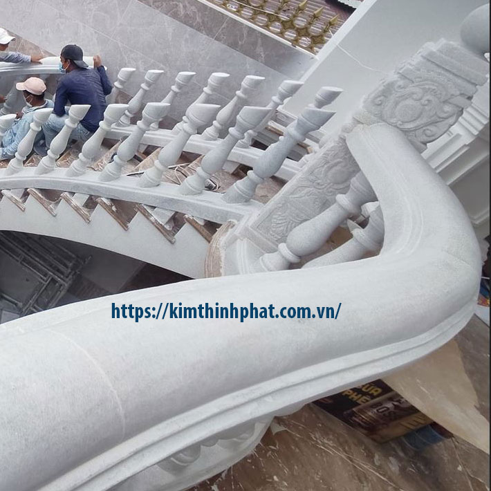 lan can đá hoa cương non nước