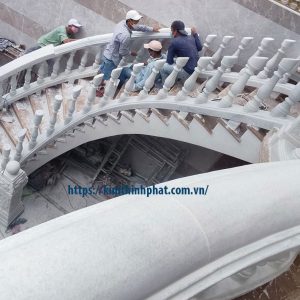 lan can đá hoa cương non nước