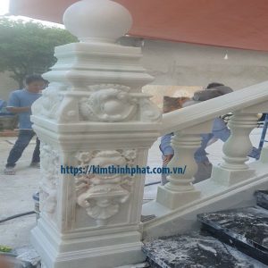 lan can đá hoa cương non nước