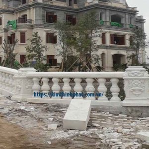lan can đá hoa cương non nước