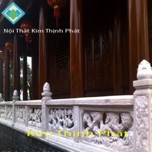 lan can đá hoa cương non nước