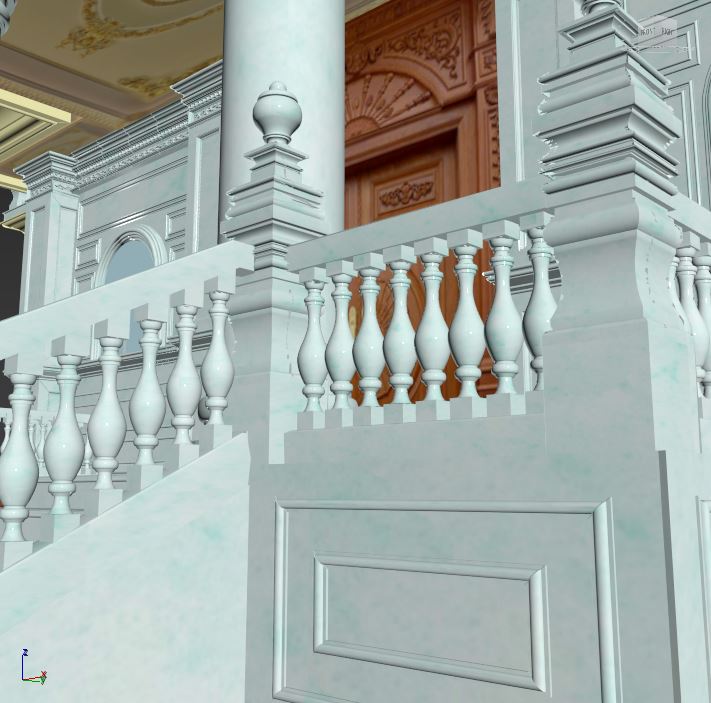 đá hoa cương cột tròn