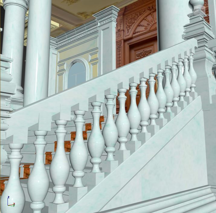 đá hoa cương cột tròn
