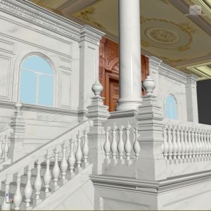 đá hoa cương cột tròn