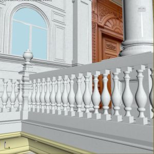 đá hoa cương cột tròn