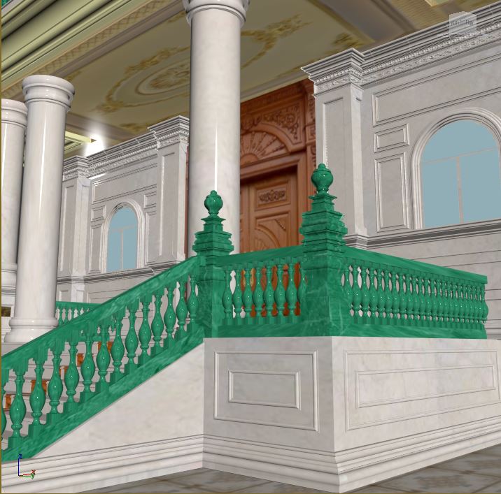 đá hoa cương cột tròn