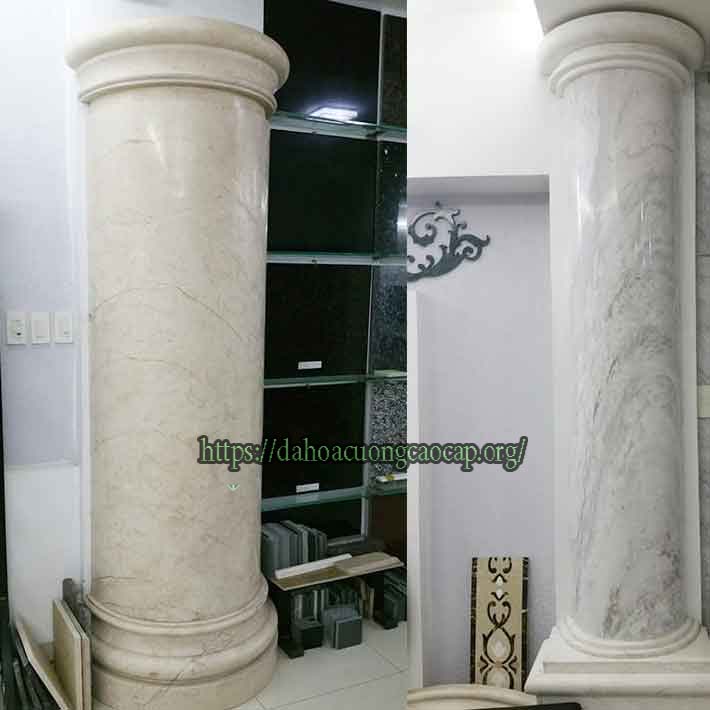 đá hoa cương cột tròn