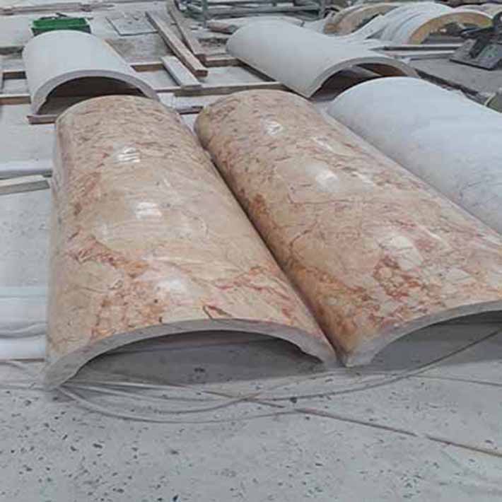 đá hoa cương cột tròn