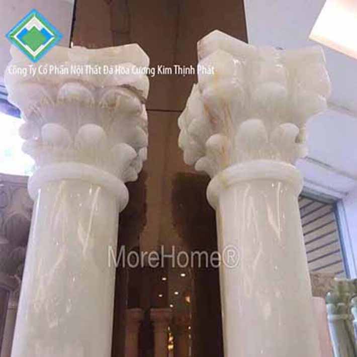 đá hoa cương cột tròn