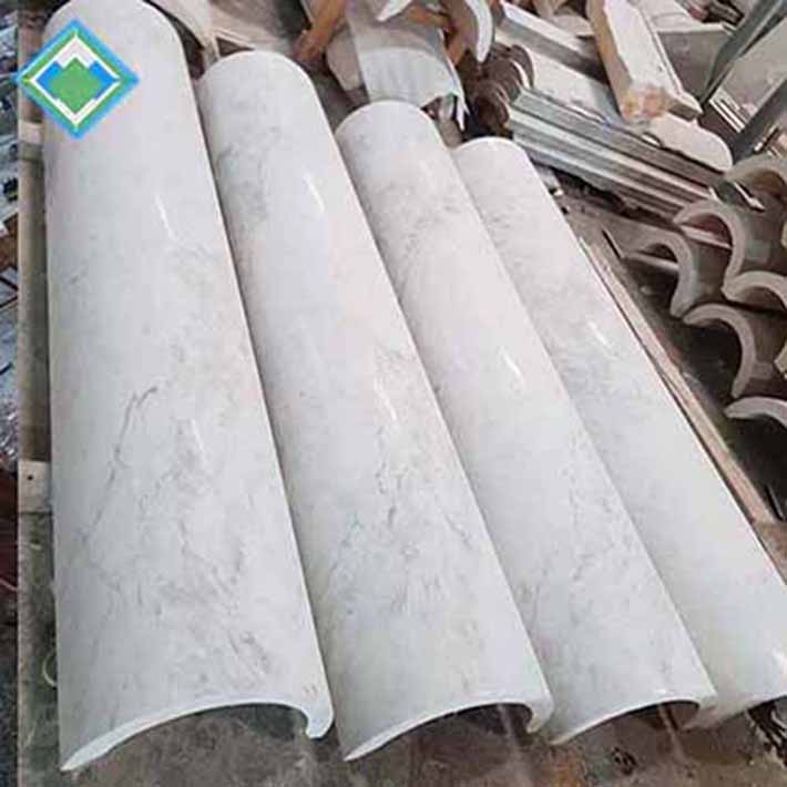 đá hoa cương cột tròn