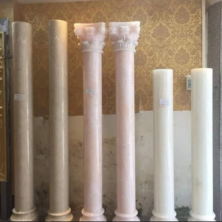 đá hoa cương cột tròn