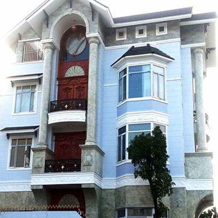 đá hoa cương cột tròn