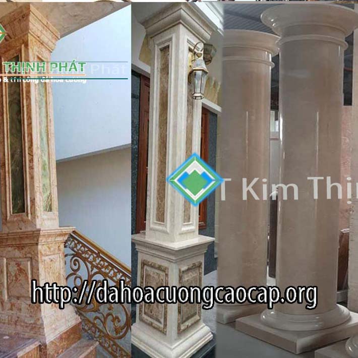 đá hoa cương cột tròn