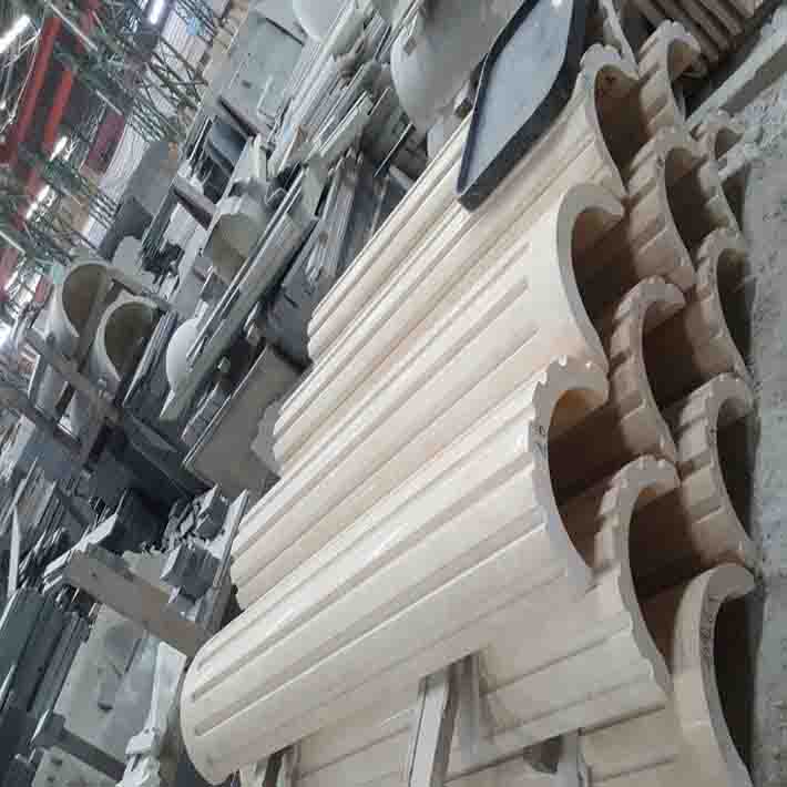 đá hoa cương cột tròn