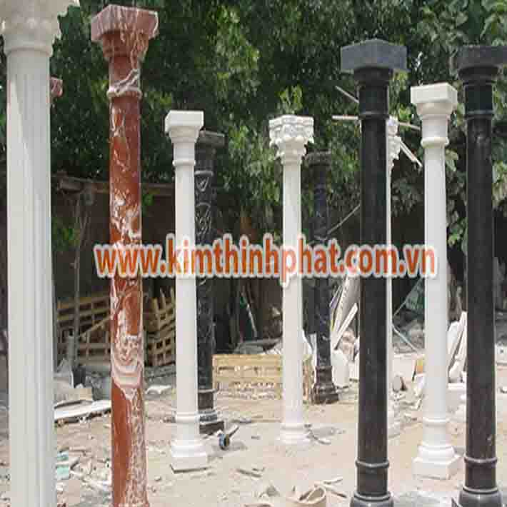 đá hoa cương cột tròn