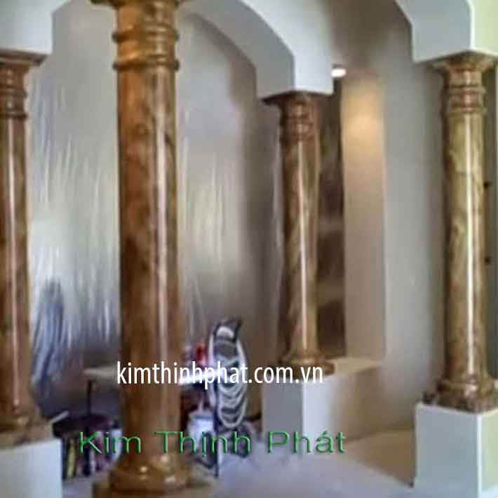 đá hoa cương cột tròn