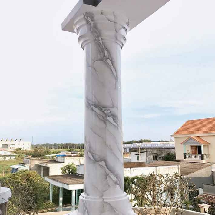 đá hoa cương cột tròn