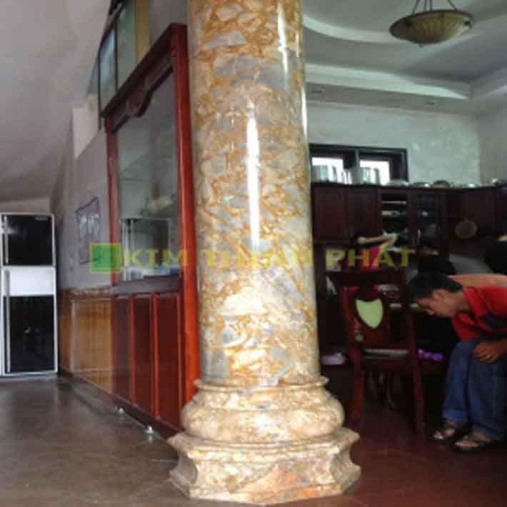 đá hoa cương cột tròn