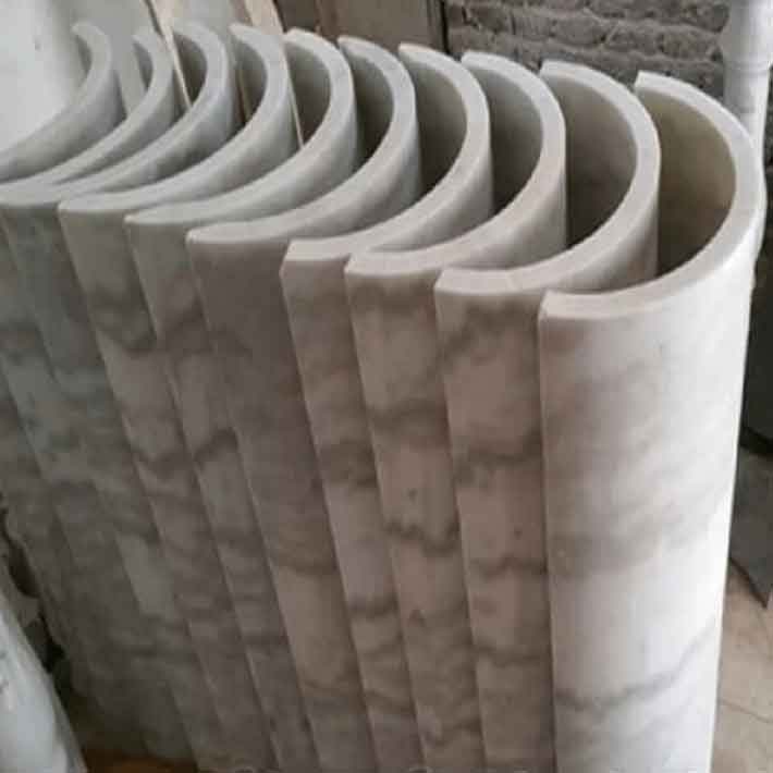 đá hoa cương cột tròn