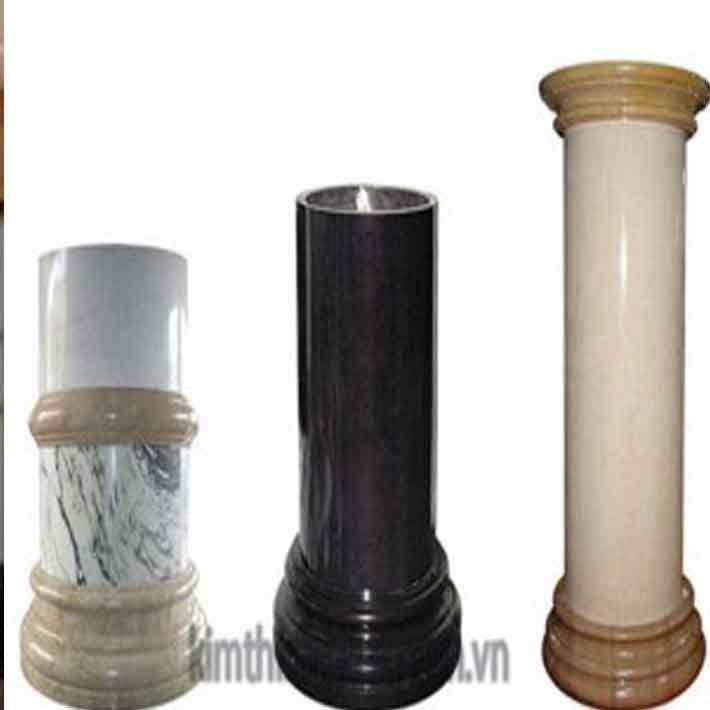 đá hoa cương cột tròn
