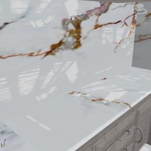 Đá Hoa Cương Bếp Trắng