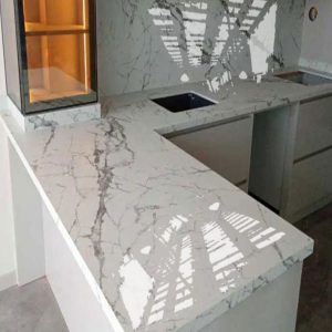 Đá Hoa Cương Trắng Bếp